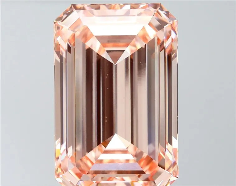 13.42ct Emerald Lab Grown Diamond (Colour Fancy Intense Pink, Clarity VVS2, IGI Certified)