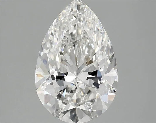 2.00ct Pear Lab Grown Diamond (Colour F, Clarity VVS2, IGI Certified)