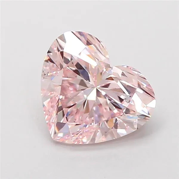 2.01ct Heart Lab Grown Diamond (Colour Fancy Light Pink, Clarity VS2, IGI Certified)