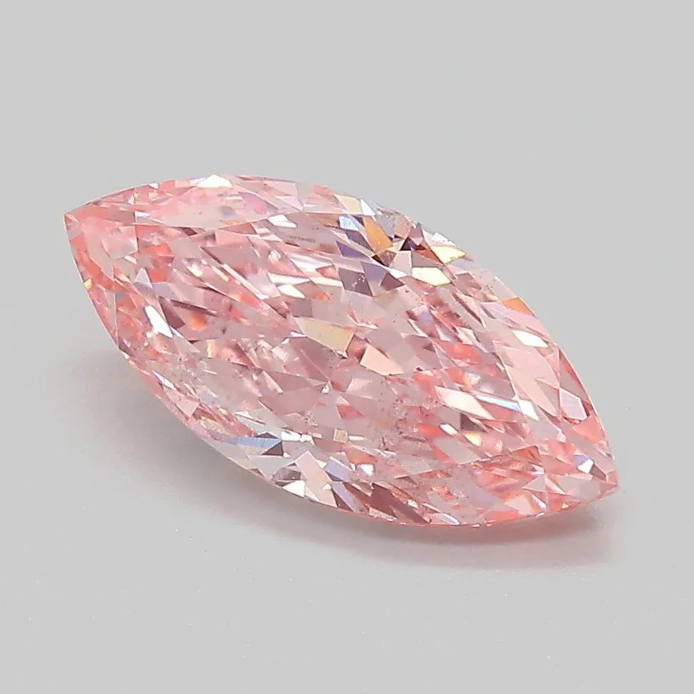 2.01ct Marquise Lab Grown Diamond (Colour Fancy Vivid Pink, Clarity VS2, IGI Certified)