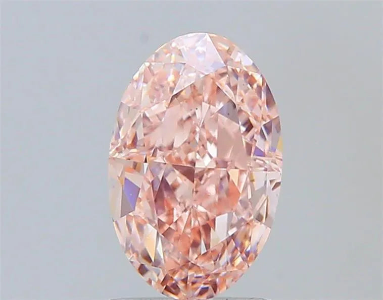 2.01ct Oval Lab Grown Diamond (Colour Fancy Intense Pink, Clarity VS1, IGI Certified)
