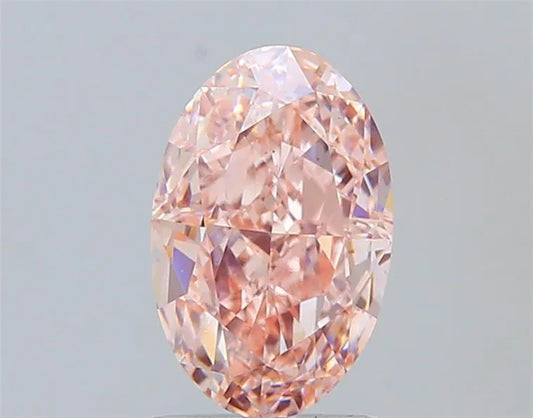 2.01ct Oval Lab Grown Diamond (Colour Fancy Intense Pink, Clarity VS1, IGI Certified)