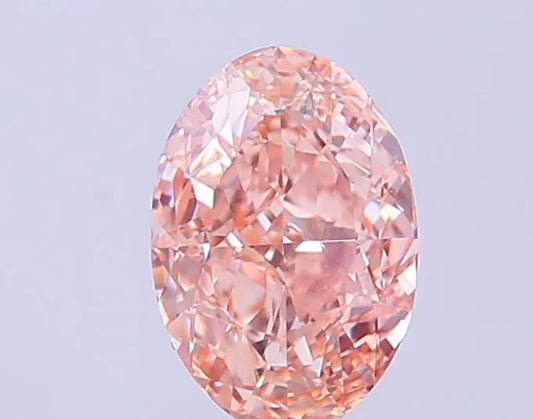 2.01ct Oval Lab Grown Diamond (Colour Fancy Vivid Pink, Clarity VS2, IGI Certified)