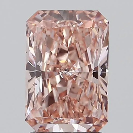 2.03ct Radiant Lab Grown Diamond (Colour Fancy Vivid Pink, Clarity SI1, IGI Certified)