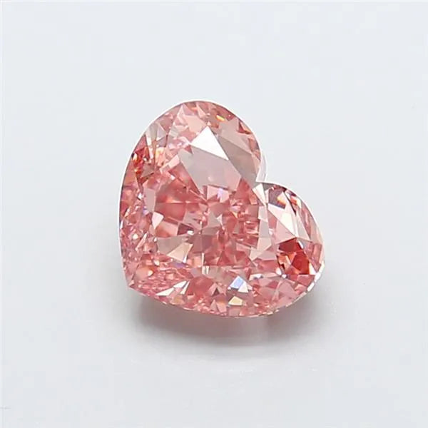 2.08ct Heart Lab Grown Diamond (Colour Fancy Intense Brownish Pink, Clarity VS1, IGI Certified)