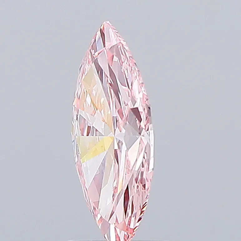 2.08ct Marquise Lab Grown Diamond (Colour Fancy Vivid Pink, Clarity VVS2, IGI Certified)