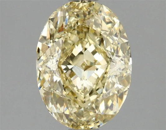 2.09ct Oval Lab Grown Diamond (Colour Fancy Intense Yellow, Clarity VS2, IGI Certified)