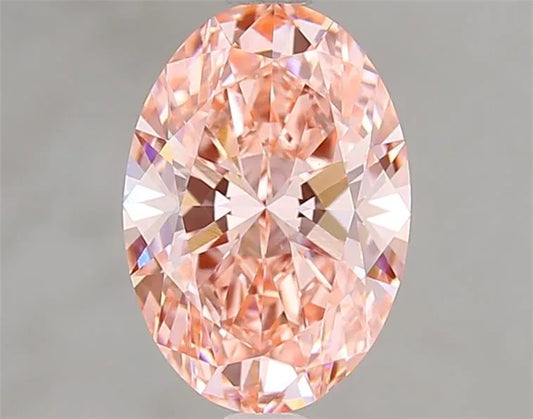 2.09ct Oval Lab Grown Diamond (Colour Fancy Vivid Pink, Clarity VS1, IGI Certified)