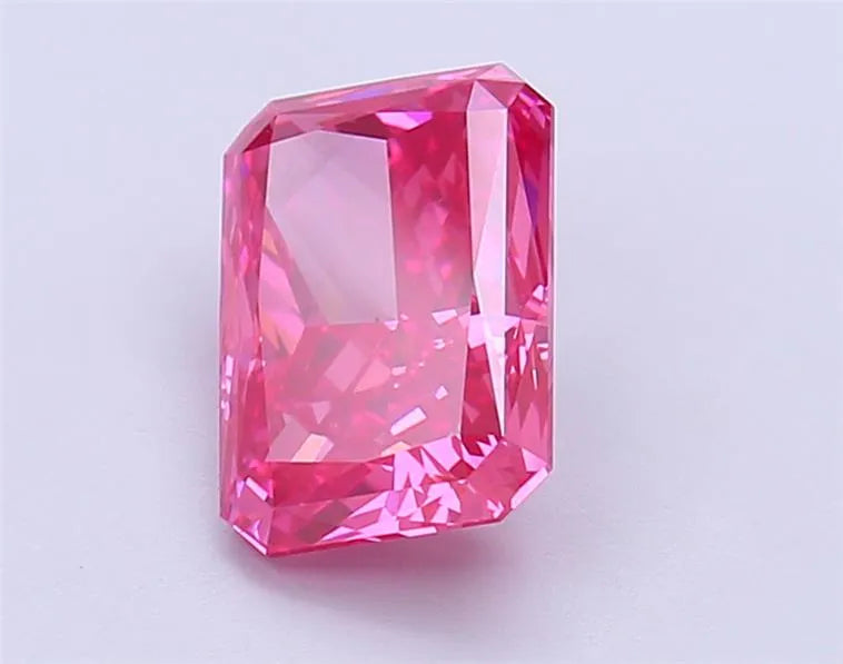2.17ct Radiant Lab Grown Diamond (Colour Fancy Vivid Pink, Clarity VS2, IGI Certified)