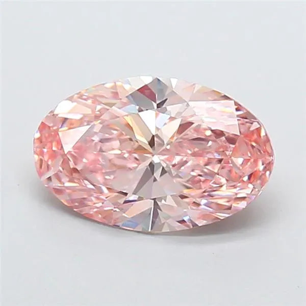 2.25ct Oval Lab Grown Diamond (Colour Fancy Intense Pink, Clarity VS1, IGI Certified)