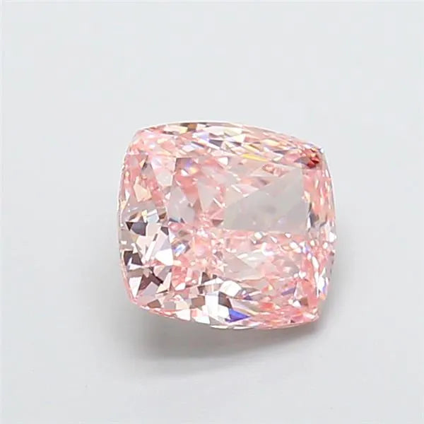 2.29ct Cushion modified Lab Grown Diamond (Colour Fancy Intense Pink, Clarity VVS2, IGI Certified)
