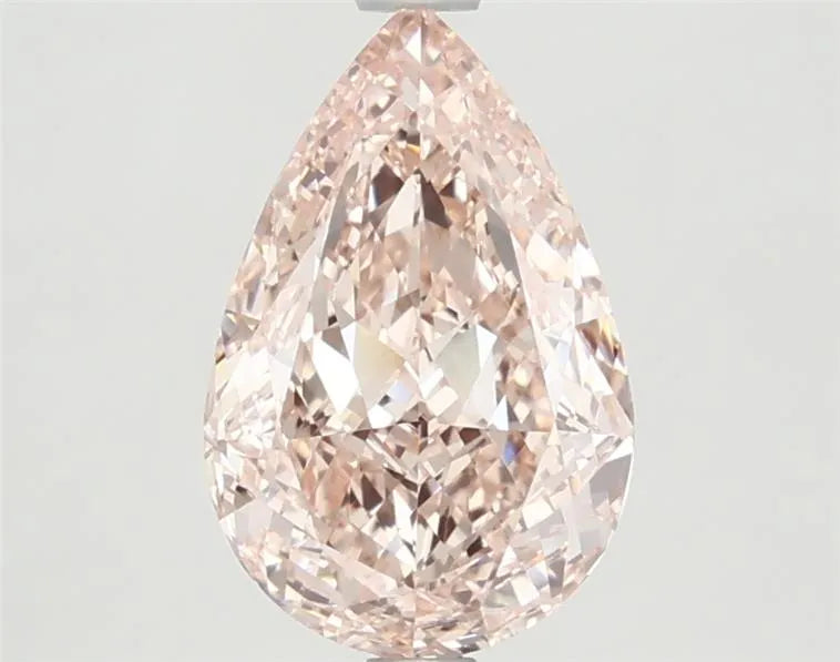 2.30ct Pear Lab Grown Diamond (Colour Fancy Intense Pink, Clarity VVS2, IGI Certified)