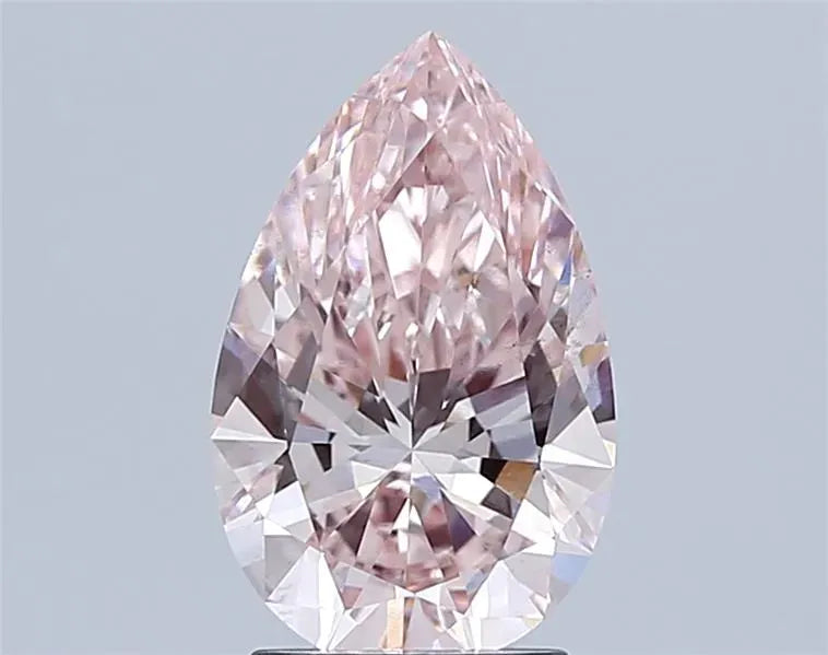 2.34ct Pear Lab Grown Diamond (Colour Fancy Intense Pink, Clarity VS2, IGI Certified)