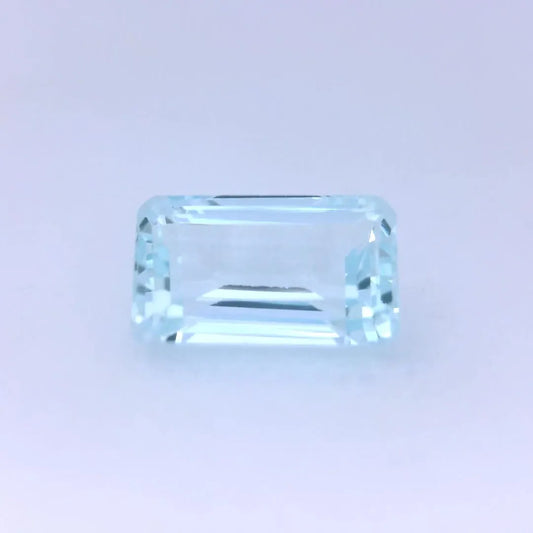 2.48ct Emerald Natural Aquamarine (Colour Blue, Clarity Eye Clean, Cut Faceted)
