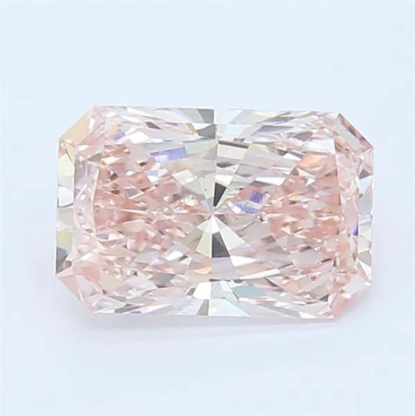 2.50ct Radiant Lab Grown Diamond (Colour Fancy Vivid Pink, Clarity VS2, Cut GD, IGI Certified)