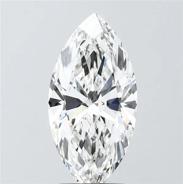 2.51ct Marquise Lab Grown Diamond (Colour E, Clarity VVS2, IGI Certified)