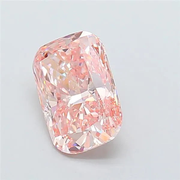 2.52ct Cushion modified Lab Grown Diamond (Colour Fancy Vivid Pink, Clarity VS2, IGI Certified)