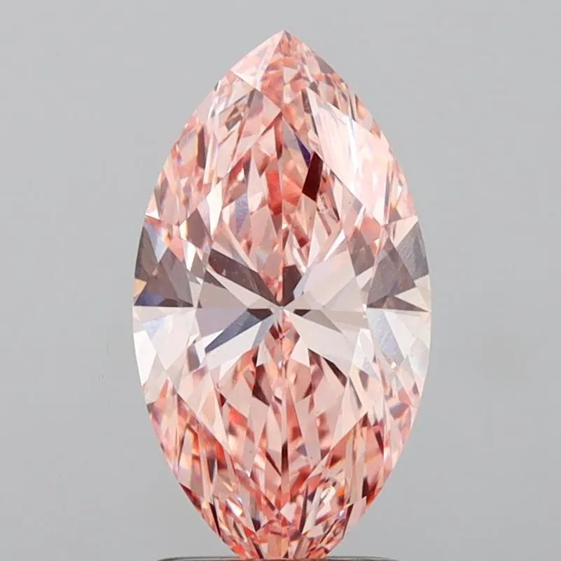 2.52ct Marquise Lab Grown Diamond (Colour Fancy Intense Pink, Clarity VS1, IGI Certified)