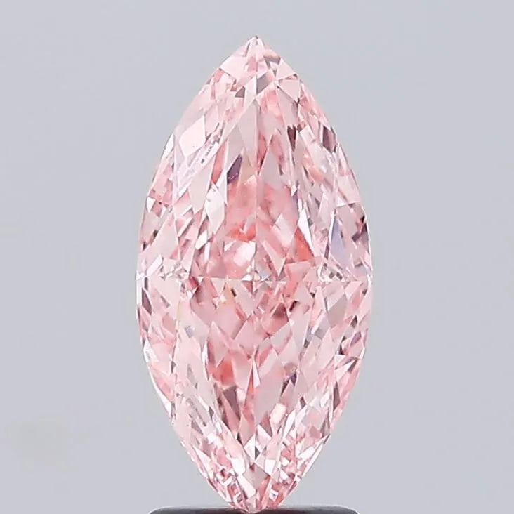 2.52ct Marquise Lab Grown Diamond (Colour Fancy Vivid Pink, Clarity VS1, IGI Certified)