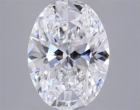 2.52ct Oval Lab Grown Diamond (Colour D, Clarity VVS2, IGI Certified)