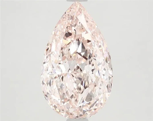 2.52ct Pear Lab Grown Diamond (Colour Fancy Intense Pink, Clarity VS1, IGI Certified)