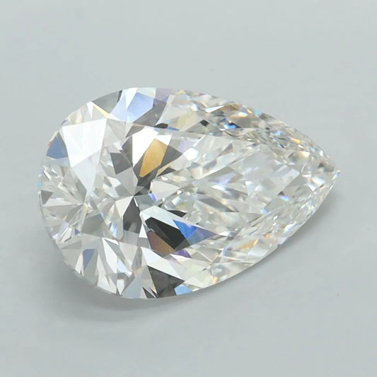2.53ct Pear Lab Grown Diamond (Colour F, Clarity VVS2, IGI Certified)