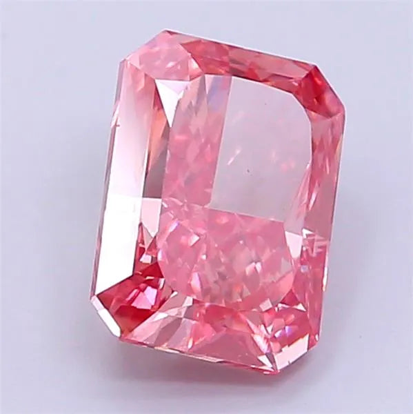 2.53ct Radiant Lab Grown Diamond (Colour Fancy Vivid Pink, Clarity VS2, IGI Certified)