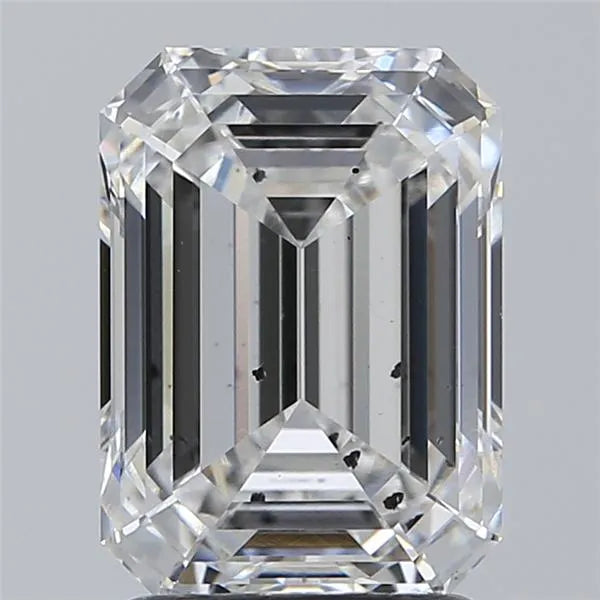 2.58ct Emerald Lab Grown Diamond (Colour E, Clarity SI2, IGI Certified)