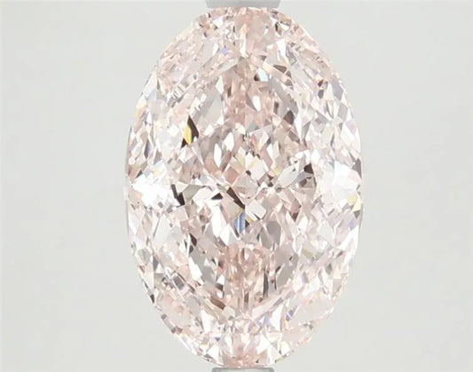 2.65ct Oval Lab Grown Diamond (Colour Fancy Intense Pink, Clarity VS1, IGI Certified)