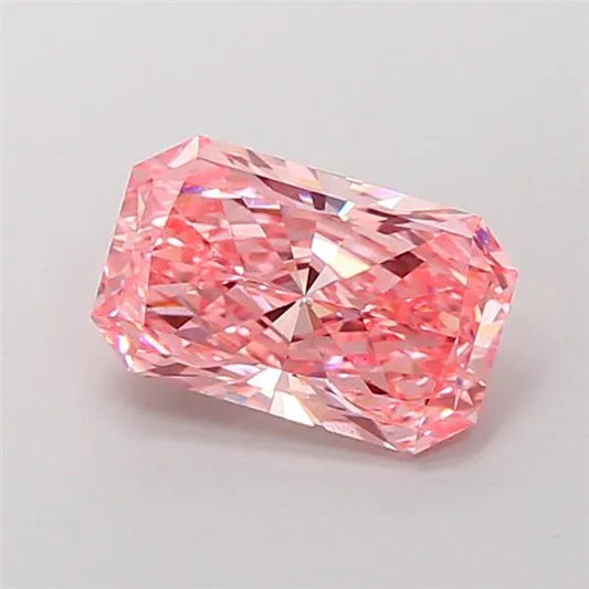2.68ct Radiant Lab Grown Diamond (Colour Fancy Vivid Pink, Clarity VS2, IGI Certified)