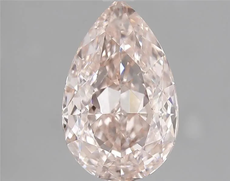 2.72ct Pear Lab Grown Diamond (Colour Fancy Intense Pink, Clarity VVS2, IGI Certified)
