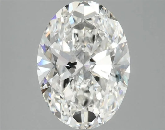 2.74ct Oval Lab Grown Diamond (Colour F, Clarity VVS2, IGI Certified)