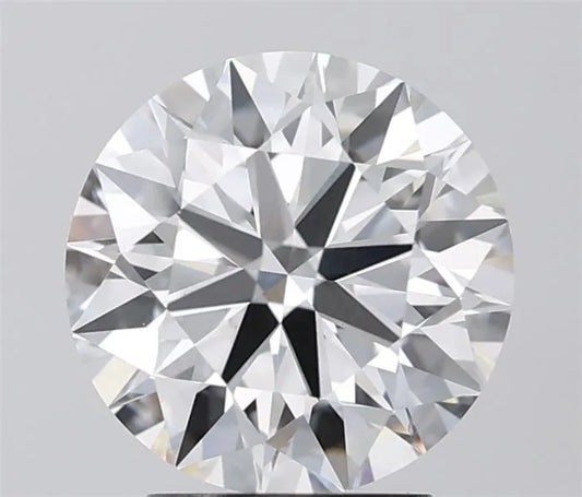 2.89ct Round Lab Grown Diamond (Colour F, Clarity VVS2, Cut ID, IGI Certified)