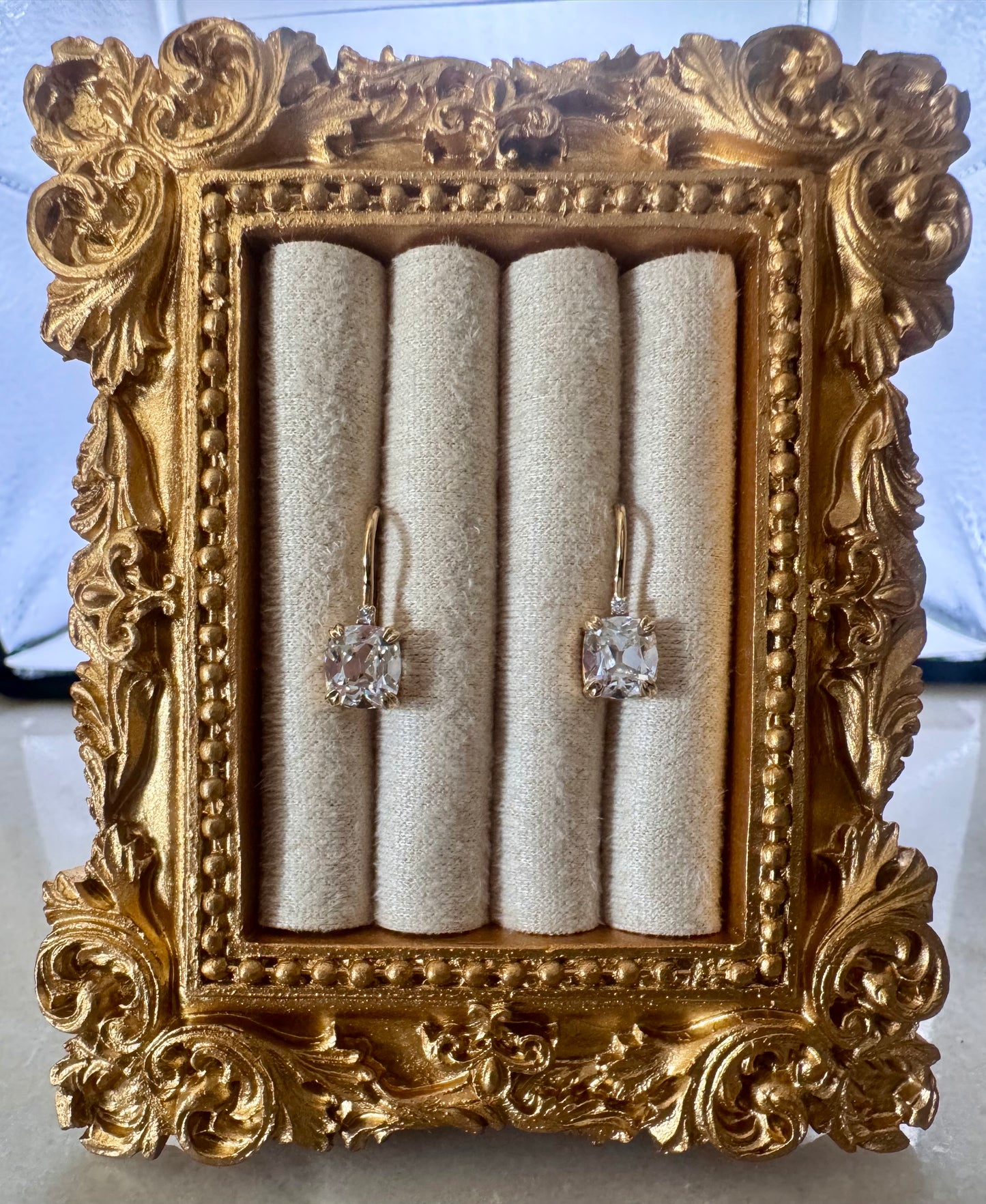 Jewelry Frame Display - Beige