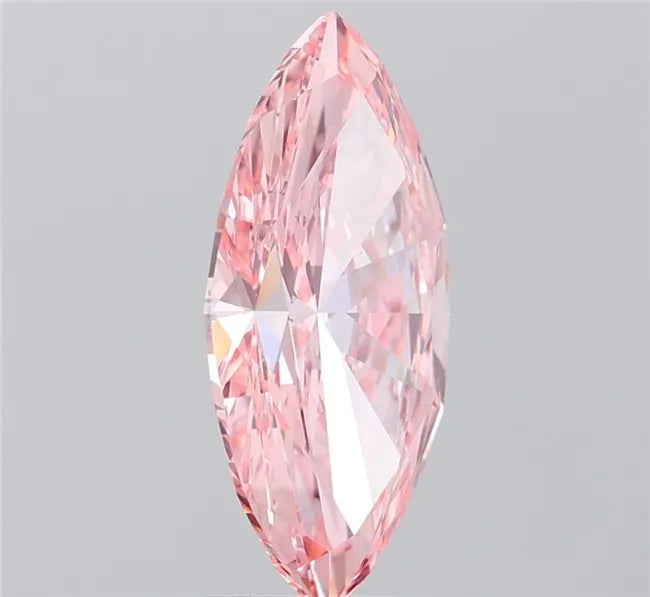 3.00ct Marquise Lab Grown Diamond (Colour Fancy Vivid Pink, Clarity VVS2, IGI Certified)