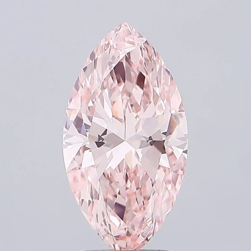 3.00ct Marquise Lab Grown Diamond (Colour Fancy Vivid Pink, Clarity VVS2, IGI Certified)