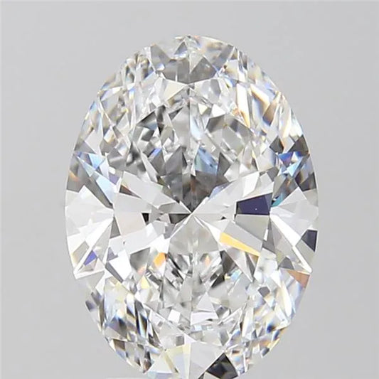 3.00ct Oval Lab Grown Diamond (Colour D, Clarity VVS1, IGI Certified)
