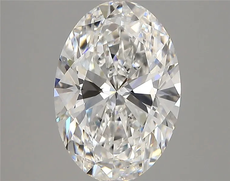 3.00ct Oval Lab Grown Diamond (Colour D, Clarity VVS2, IGI Certified)
