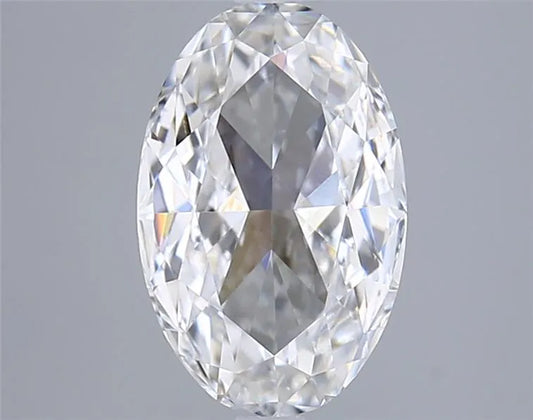 3.00ct Oval Lab Grown Diamond (Colour E, Clarity VVS2, IGI Certified)