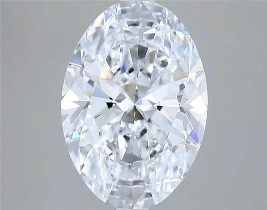3.00ct Oval Lab Grown Diamond (Colour F, Clarity VVS1, IGI Certified)