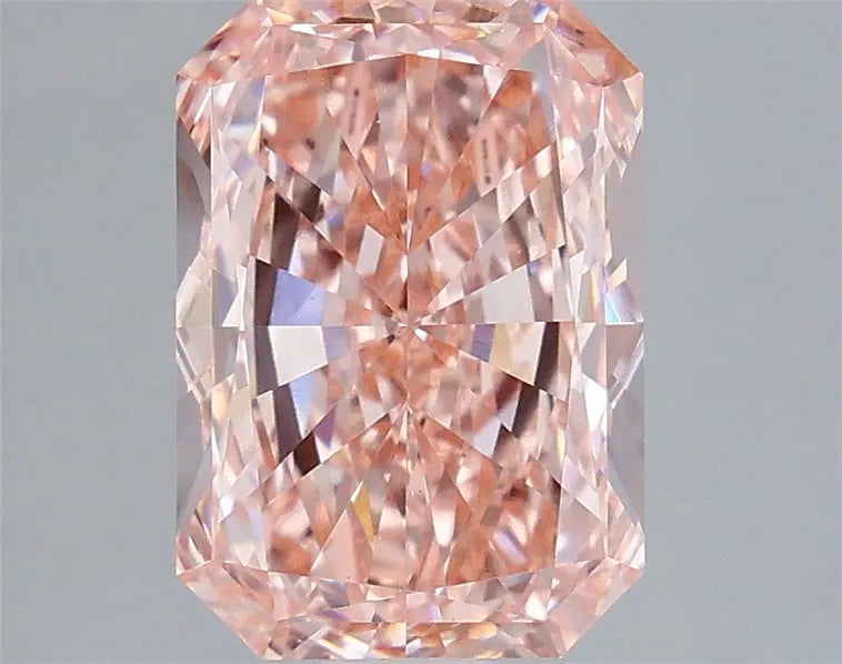 3.00ct Radiant Lab Grown Diamond (Colour Fancy Vivid Pink, Clarity VS1, IGI Certified)
