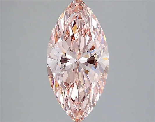 3.01ct Marquise Lab Grown Diamond (Colour Fancy Intense Pink, Clarity VS1, IGI Certified)