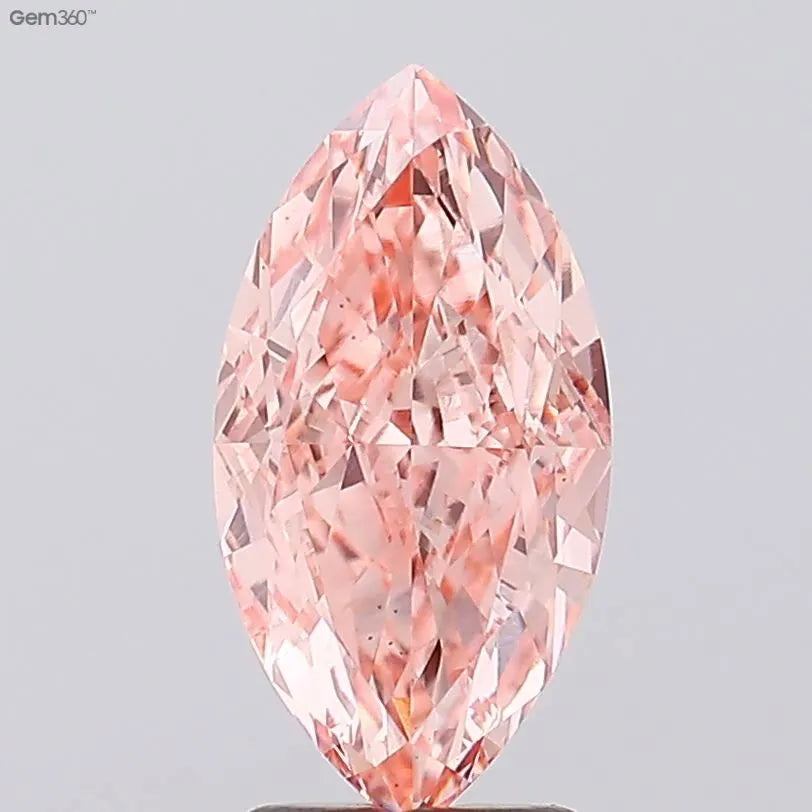3.01ct Marquise Lab Grown Diamond (Colour Fancy Intense Pink, Clarity VS1, IGI Certified)