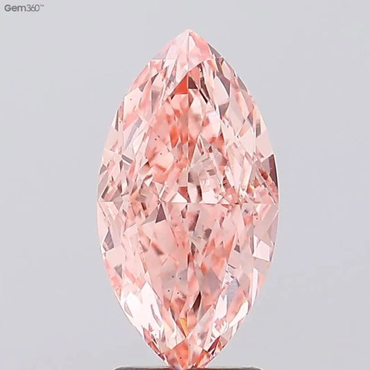 3.01ct Marquise Lab Grown Diamond (Colour Fancy Intense Pink, Clarity VS1, IGI Certified)