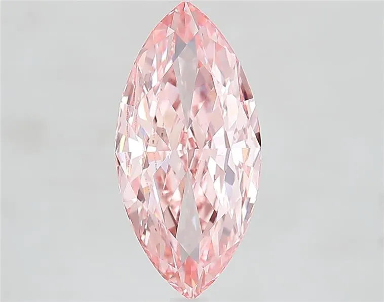 3.01ct Marquise Lab Grown Diamond (Colour Fancy Vivid Pink, Clarity VS1, IGI Certified)