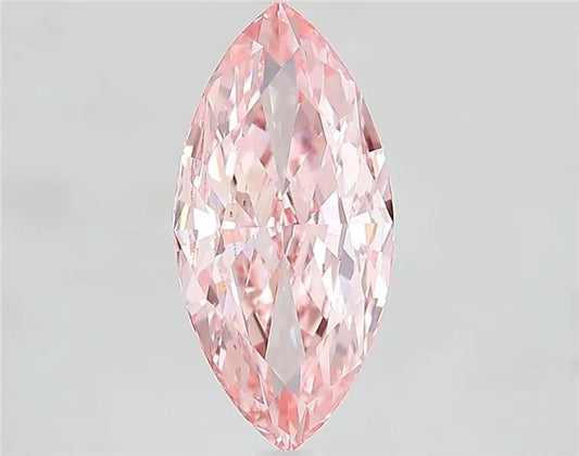 3.01ct Marquise Lab Grown Diamond (Colour Fancy Vivid Pink, Clarity VS1, IGI Certified)