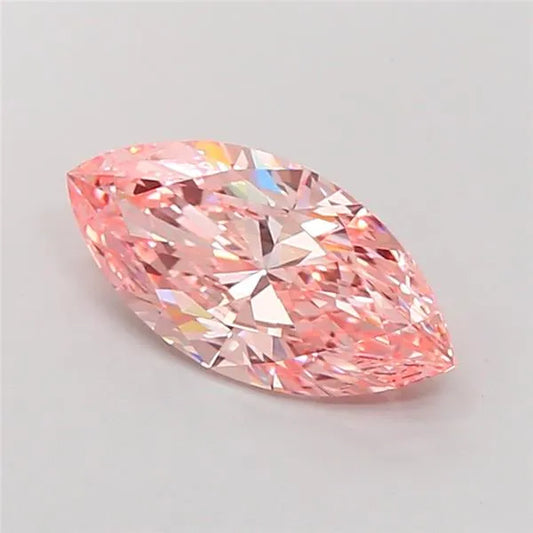 3.01ct Marquise Lab Grown Diamond (Colour Fancy Vivid Pink, Clarity VVS2, IGI Certified)