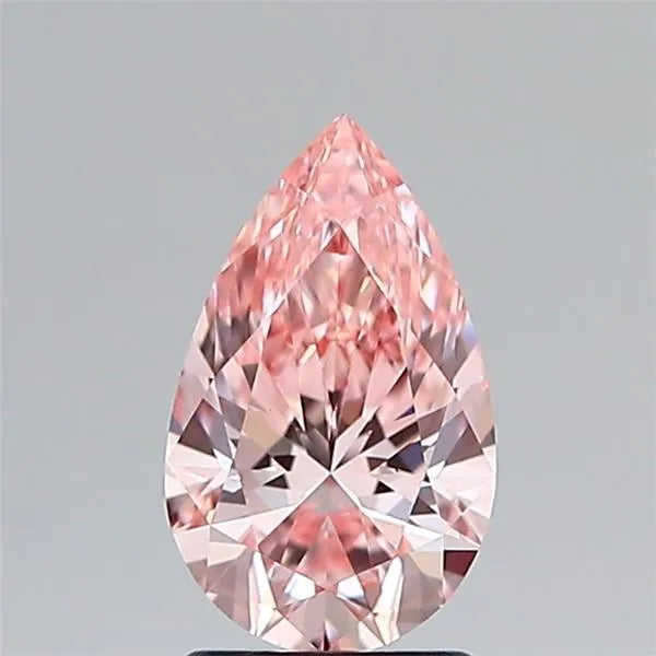 3.01ct Oval Lab Grown Diamond (Colour Fancy Vivid Pink, Clarity VS1, IGI Certified)