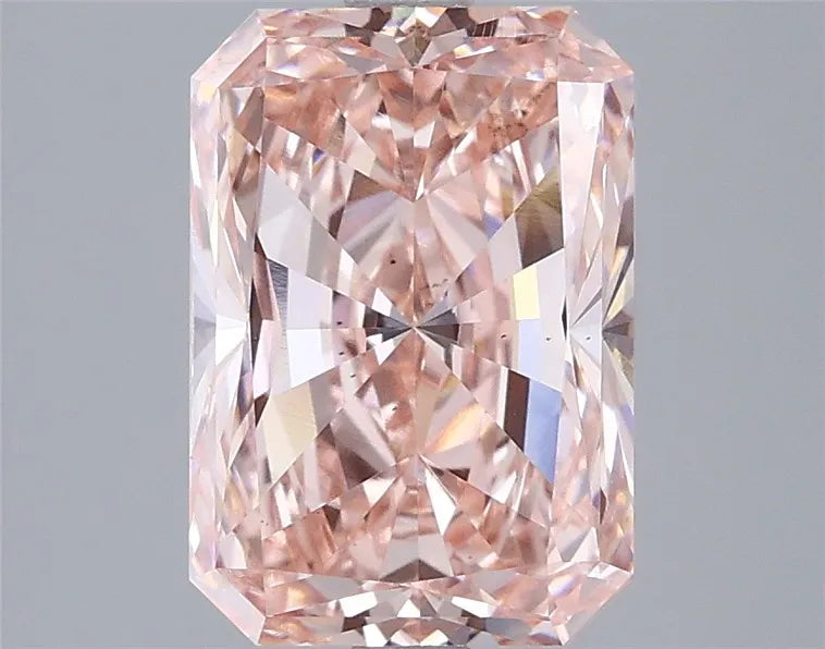 3.01ct Radiant Lab Grown Diamond (Colour Fancy Vivid Pink, Clarity VS2, IGI Certified)