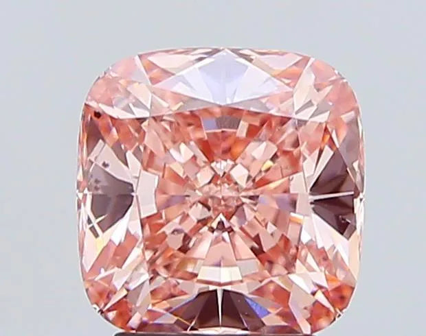 3.02ct Cushion modified Lab Grown Diamond (Colour Fancy Vivid Pink, Clarity VS2, IGI Certified)